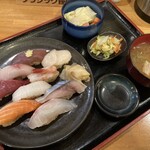 Wadokoro Sasaki - 生寿司定食1,200円