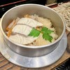 Soba Kichi - 鯛釜めしとざるそばのセット¥1250。