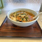 222565461 - 【2023.10.30(月)】旨辛菜麺（並盛）680円