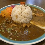 Spice Curry Roche - 2種盛りビーフ＆魚介