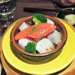 ミアスタンド - たらこと里芋のアヒージョ