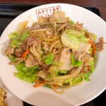 みやざき食堂 - 肉炒め　たっぷり