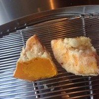 てんぷら 山の上 Roppongi 東京ミッドタウン店 - 坊ちゃんカボチャ、少し水っぽい