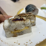 Gatten Zushi - 穴子の押し寿司美味しかった♪