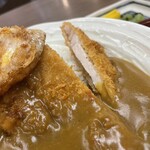 阿づ満庵 - 厚すぎず、薄すぎず、カツカレーに合うサイズ感