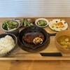 Cafe bloom - 但馬牛と八鹿豚のハンバーグランチ