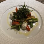 ビストロ ウエノ ニバンチョウ - 穴子の燻製山葵ソース