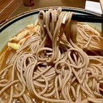 そじ坊 - カレー蕎麦そば　蕎麦はしっかり硬め