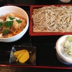 蕎麦 季 - ミニカツ丼セット@970円