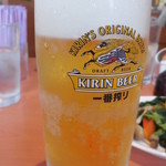 デニーズ - キリン一番搾り生ビール（中）