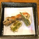 食楽処かわ西 - シャコの天ぷら