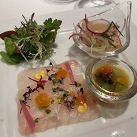 ブラン ルージュ - 鯛とカンパチの前菜