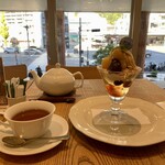 Afutanunthithirumu - パフェと紅茶のセット ¥1,629