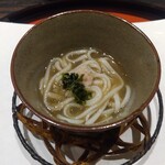 割烹 清風 - 口直し（米粉うどん）