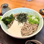 Udon Soba Ootake - 冷やしとろろそば(大盛り)