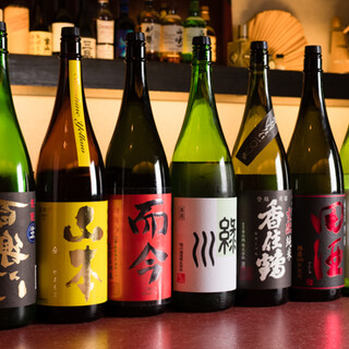 No matter how many times you come, you'll never get tired of it ◎Enjoy the local sake from each region that can only be found on that day