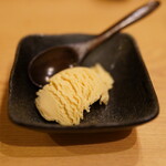 鮨駒 - 薩摩芋のアイス