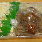 辻肉店 - ポテトサラダに肉団子とジャンボ焼売