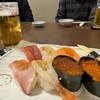 福寿司 - 上生鮨(ジャンボ)、生ビール