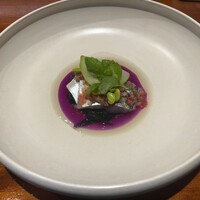 馳走西健一 - 鯵のお造り