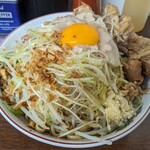 ラーメン二郎 - 小ぶた(5枚)汁なし