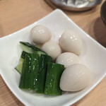 Otsumami Gyouza Fukutora - うずら卵ときゅうりのピクルス