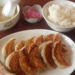 Oosaka Oushou - 餃子定食（580円）