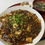 泉食堂 - 麻婆豆腐丼　大盛り