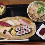 居酒屋桃太郎 - にぎりセット
