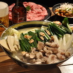 Sumibi Yakiniku Shubou Aburi - 　あぶり特製牛もつ鍋