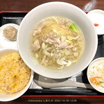 Tenshin Dakku - 鶏そば＆チャーハン 1,200円（込）