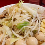 ラーメン二郎 - ヤサイ（そのまま）