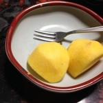 水だき 萬治郎 - デザートの柿