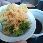 池上製麺所 - 正直めんつゆだけで十分美味いので、薬味はできるだけ入れない方が良い