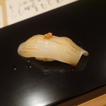 鮨 田なべ - ヤリイカ、やま山葵添え