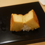 鮨 田なべ - 厚焼き玉子