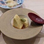 鮨 たつ也 よしかわ - とうもろこし豆腐