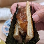 鮨 たつ也 よしかわ - うなぎサンド
