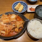 レインボー - 豚キムチ定食