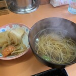 天味 - 肉じゃが　温冷麦