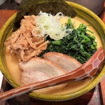 吉祥寺 真風 - 鯛塩+ほうれん草+メンマ