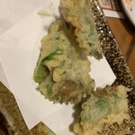 や台ずし - カニ味噌の天ぷら