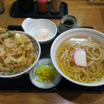 ウエスト - かき揚げ丼セット（680円）