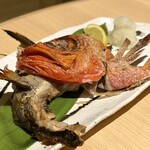 和食 いぶり別邸 - ・鮮魚のカマ焼き 700円
            ※金目鯛、天然ブリカマ
