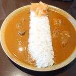 222632507 - 『ダブルカレーサラダ抜き（1100円税込）』（チキン&ビーフ）