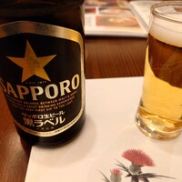 入谷鬼子母神門前のだや - 中瓶はサッポロ