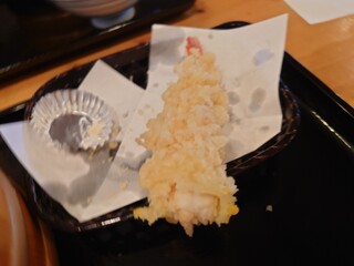 Nanakoshi Honten - 海老は特にサックサクな揚げ具合で
                        食感もプリップリで
                        海老の旨味もシッカリとしてるよねえ❕