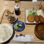 Fukushimaya Shokudou - ミックスフライ定食