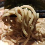 千極煮干 - ストレート中太麺