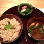 個室会席 北大路 - 松茸ご飯